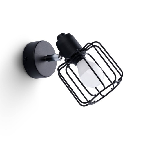 LAMPAMI - czarna lampa ścienna, lampa czarna, czarny kinkiet nowoczesny