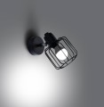 LAMPAMI - czarna lampa ścienna, lampa czarna, czarny kinkiet nowoczesny