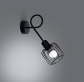 LAMPAMI - czarna lampa ścienna, lampa czarna, czarny kinkiet nowoczesny