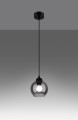 LAMPAMI - żyrandol do salonu, lampa sufitowa srebrna, żyrandol nowoczesny, lampa do kuchni