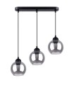 LAMPAMI - żyrandol do salonu, lampa sufitowa srebrna, żyrandol nowoczesny, lampa do sypialni