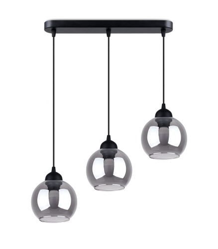 LAMPAMI - żyrandol do salonu, lampa sufitowa srebrna, żyrandol nowoczesny, lampa do sypialni