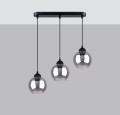 LAMPAMI - żyrandol do salonu, lampa sufitowa srebrna, żyrandol nowoczesny, lampa do kuchni