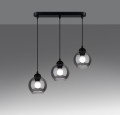 LAMPAMI - żyrandol do salonu, lampa sufitowa srebrna, żyrandol nowoczesny, lampa do kuchni