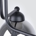 LAMPAMI - żyrandol do salonu, lampa sufitowa srebrna, żyrandol nowoczesny, lampa do sypialni