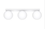Lampa sufitowa potrójna klosze białe kule 3xG9 plafon YOLI 3