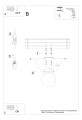 LAMPAMI - lampa sufitowa kule białe szkic