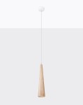Lampa wisząca 120 cm SULA 1 naturalne drewno