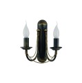 LAMPAMI - złota lampa do salonu, kinkiet świecznikowy, lampa ścienna do salonu