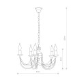 LAMPAMI - złota lampa do salonu szkic