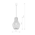 LAMPAMI - żyrandol w stylu boho szkic
