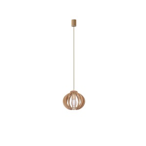 Lampa w stylu boho wisząca drewniana 135 cm IKA C