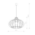LAMPAMI - żyrandol w stylu boho szkic