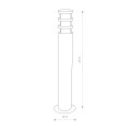 LAMPAMI - lampa ogrodowa szkic
