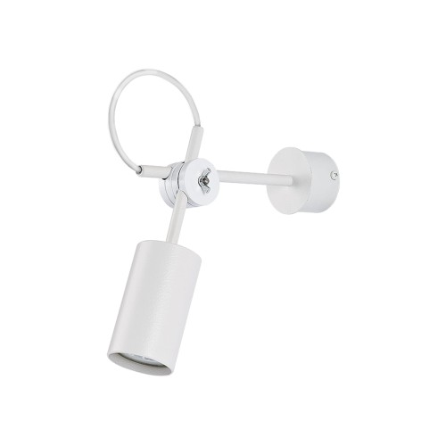 LAMPAMI - lampa ścienna biała, kinkiet do salonu, kinkiet nowoczesny biały, biały kinkiet
