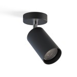 Lampa sufitowa czarna pojedyncza regulowana tuba EYE SPOT 