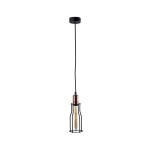 Lampa industrialna czarna z miedzią 150 cm WORKSHOP A