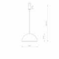 LAMPAMI - lampa wisząca rustykalna szkic