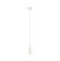 LAMPAMI - lampa nad wyspę, lampa biała wisząca, lampa wisząca pojedyncza