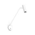 Biały kinkiet nowoczesny metalowy EYE SUPER