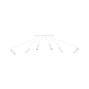 Biała lampa sufitowa nowoczesna 6xGU10 EYE SUPER 
