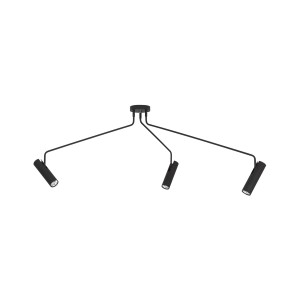 Czarna lampa sufitowa nowoczesna 3xGU10 EYE SUPER 