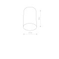 LAMPAMI - lampa sufitowa punktowa szkic