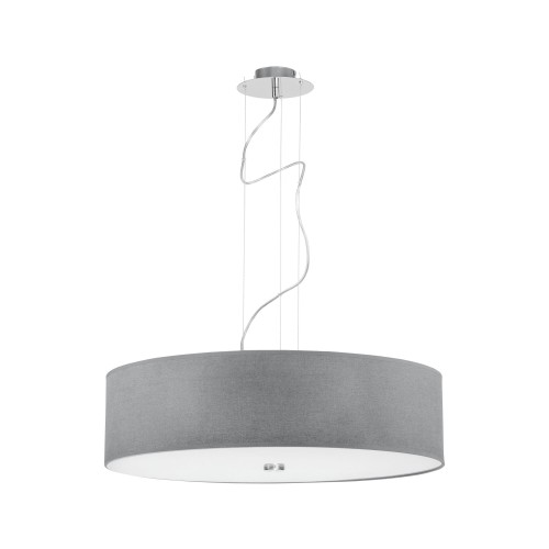 LAMPAMI - szara lampa wisząca, lampa wisząca w salonie, lampa do jadalni