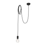 Nowoczesna lampa wisząca czarna pojedyncza typu pająk 1xE27 SPIDER 