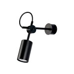 Kinkiet czarny regulowany EYE