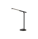 Czarna lampka biurkowa nowoczesna SMART LED 
