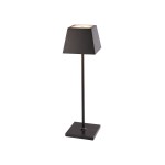 Wolnostojąca lampa stołowa tarasowa IP54 czarna MAHE LED 