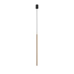 Złota lampa wisząca tuba sufitowa 205 cm 1xG9 lity mosiądz LASER 750