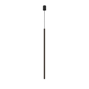 Czarna lampa wisząca tuba 205 cm LASER 1000 
