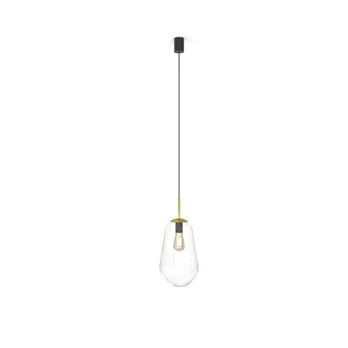 LAMPAMI - lampa sufitowa kula, lampa wisząca kula szklana, elegancka lampa wisząca, żyrandol do salonu