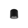 LAMPAMI - tuba sufitowa czarna, czarna tuba sufitowa, lampa na korytarz, lampa do kuchni