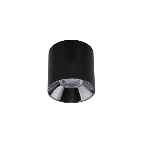 LAMPAMI - tuby sufitowe, tuba sufitowa czarna, czarna lampa ledowa, lampa korytarz