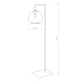 LAMPAMI - lampa podłogowa, lampa stojąca do salonu, nowoczesna lampa podłogowa