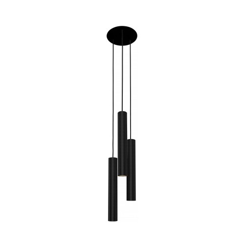 LAMPAMI - tuby sufitowe czarne, lampa sufitowa, lampa nad stół, czarna lampa tuby wiszące