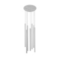 LAMPAMI - tuby sufitowe białe, lampy tuby białe, lampa wisząca biała