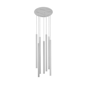 Lampa wisząca tuby białe LASER 490