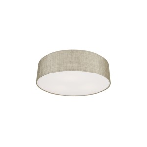 Plafon okrągły szary średnica 50 cm 3x E27 TURDA 