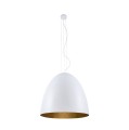 LAMPAMI - lampa do salonu, duża lampa wisząca biała, lampa do sypialni, lampa wisząca nowoczesna
