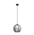 LAMPAMI - lampa do salonu, lampa wisząca kula, żyrandol nowoczesny, srebrna lampa