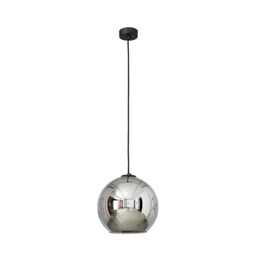 LAMPAMI - lampa do salonu, lampa wisząca kula, żyrandol nowoczesny, srebrna lampa