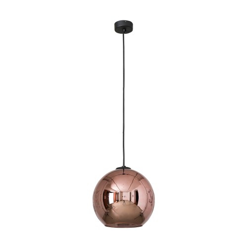LAMPAMI - lampa do salonu, lampa wisząca kula, żyrandol nowoczesny, miedziana lampa