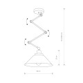 LAMPAMI - nowoczesna lampa industrialna szkic