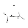 LAMPAMI - lampa sufitowa nowoczesna, czarna lampa do salonu, nowoczesna lampa sufitowa do salonu