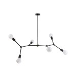 Czarna lampa loftowa 6xE27 TWIG
