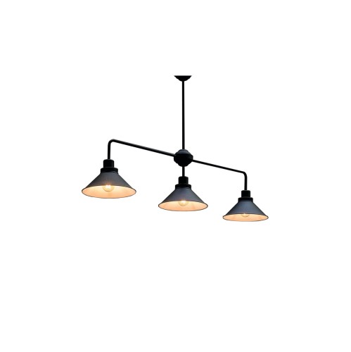 LAMPAMI - lampa sufitowa wisząca, lampa industrialna, żyrandol loftowy